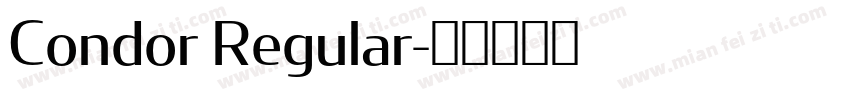 Condor Regular字体转换